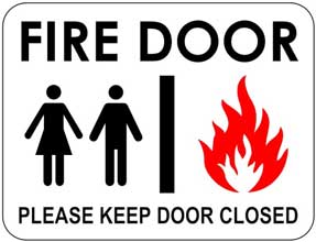 Знак «Fire Door»