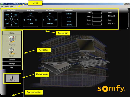 Программа Somfy управления рольставнями в системах умного дома