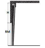 Вертикальный монтаж с верхним расположением вала секционные ворота